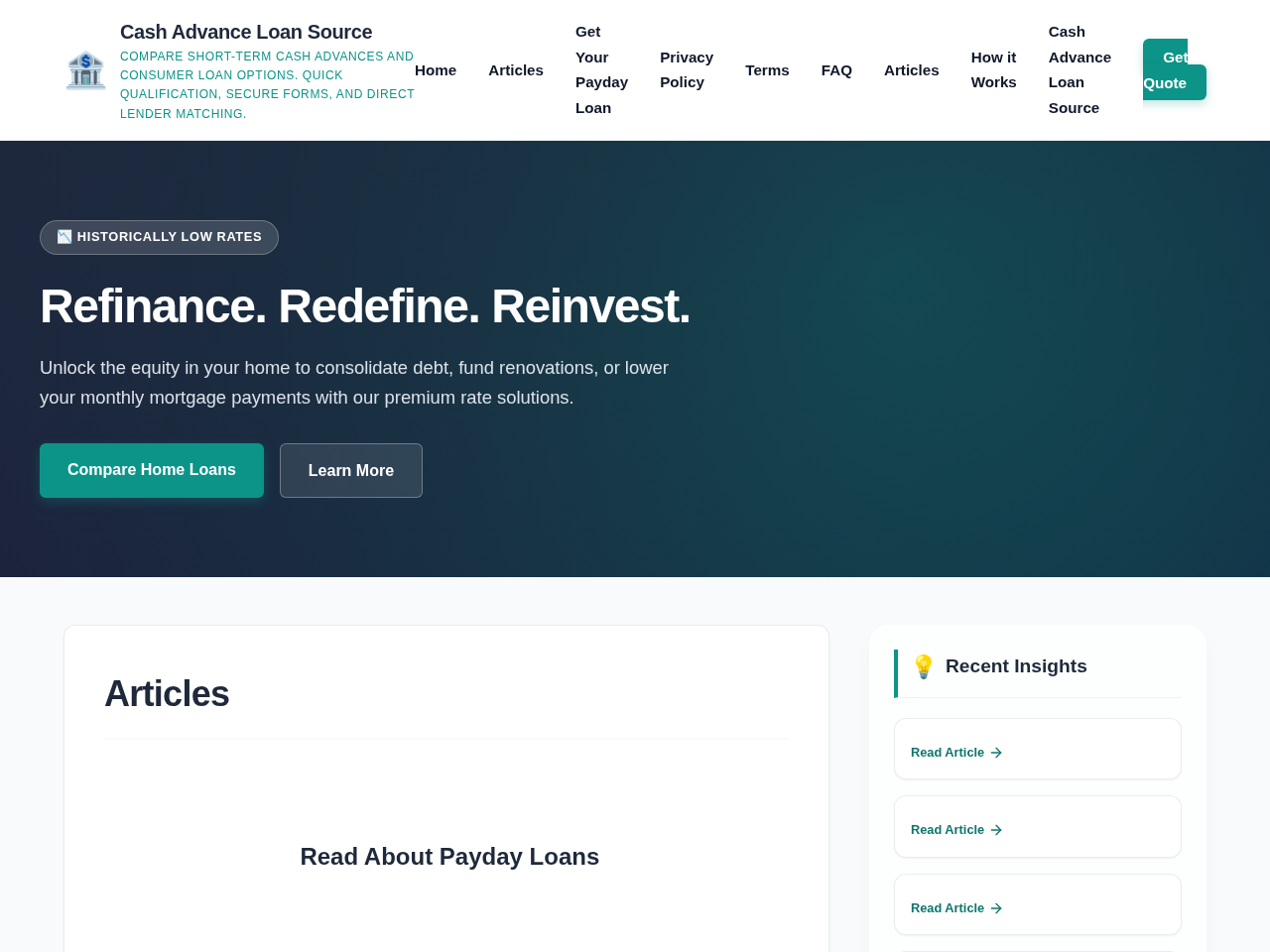 About cash advance loans